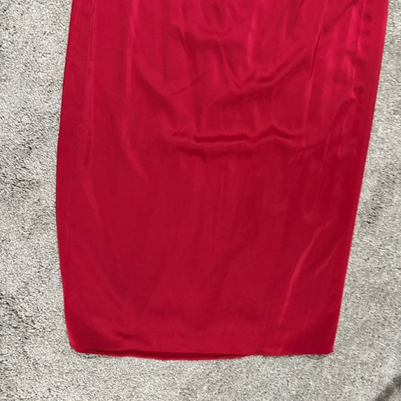 Marchesa Notte NEW Embellished Satin Gown In Claret Red Size S $895.00 - Picture 16 of 16